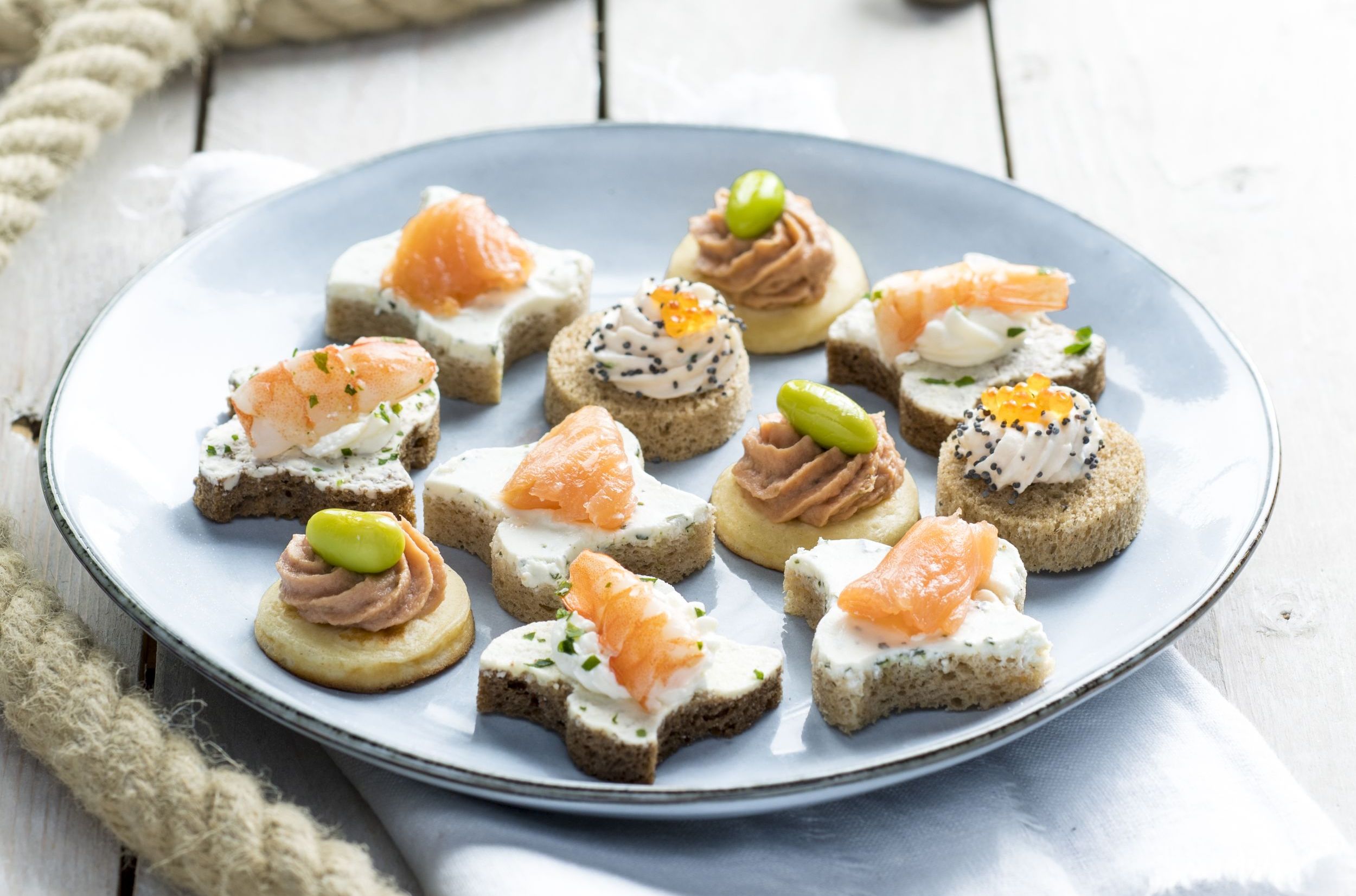 40 Seafood Canapés